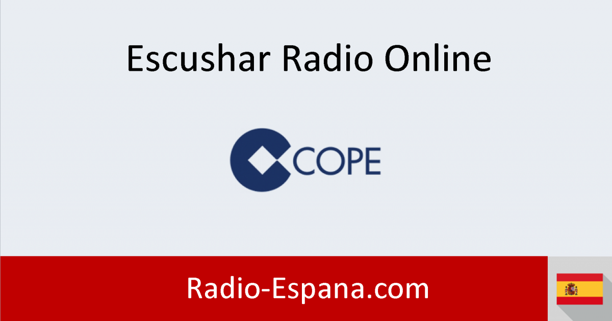 Petición Pantano igualdad Cope en directo - Escuchar Radio Online